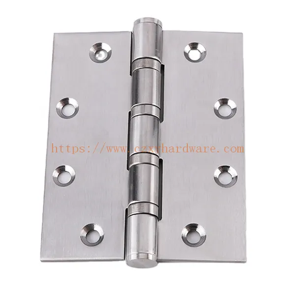 Full Stainless Steel Door Hinges Satin Brass  4.5Inch X 4\